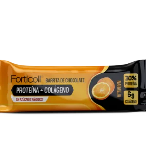 Barrita de proteína + colágeno naranja
